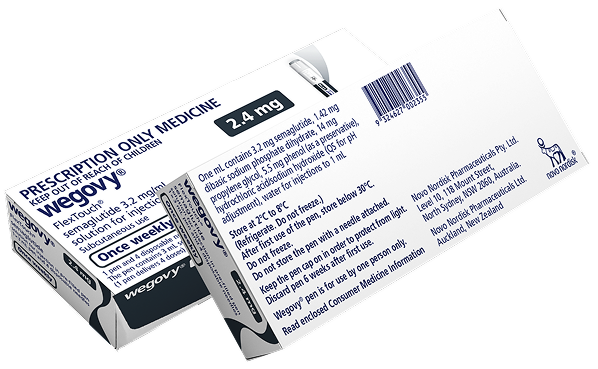 Wegovy® FlexTouch® semaglutide 2.4 mg solution for injection – prescription pack